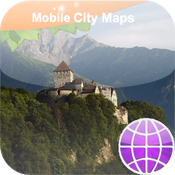 Liechtenstein Street Map.